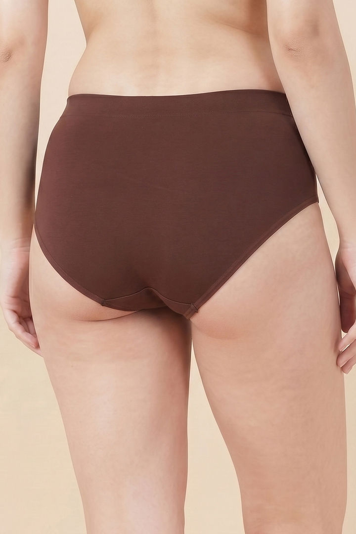 Zivame Medium Rise Full Coverage Seamless Hipster Panty (Pack of 3) - Multicolor — image 8
